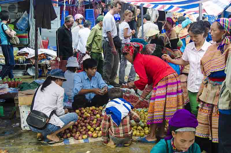 257 - Vietnam - Bac Ha - mercado